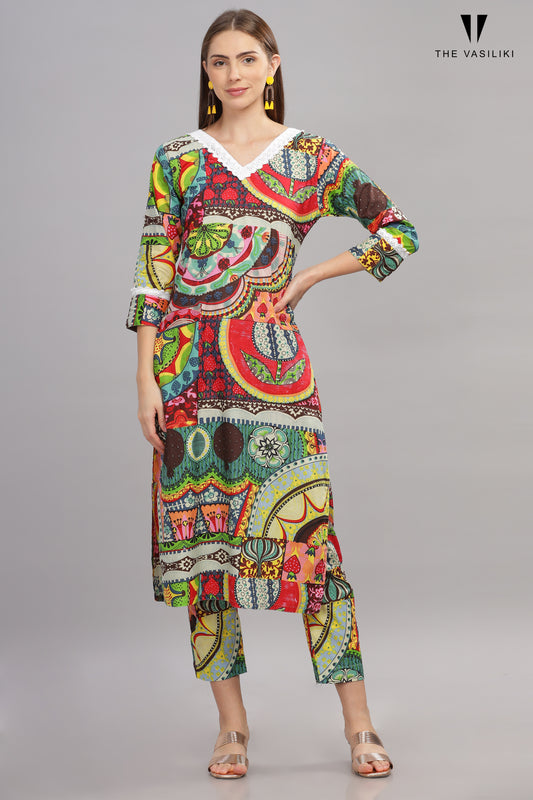 Printed Multi Kurta Set