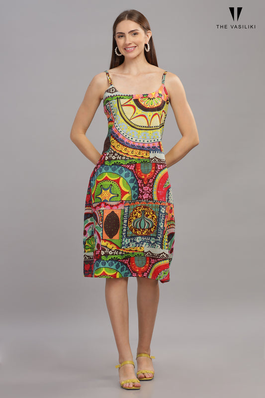Printed Multi Dress