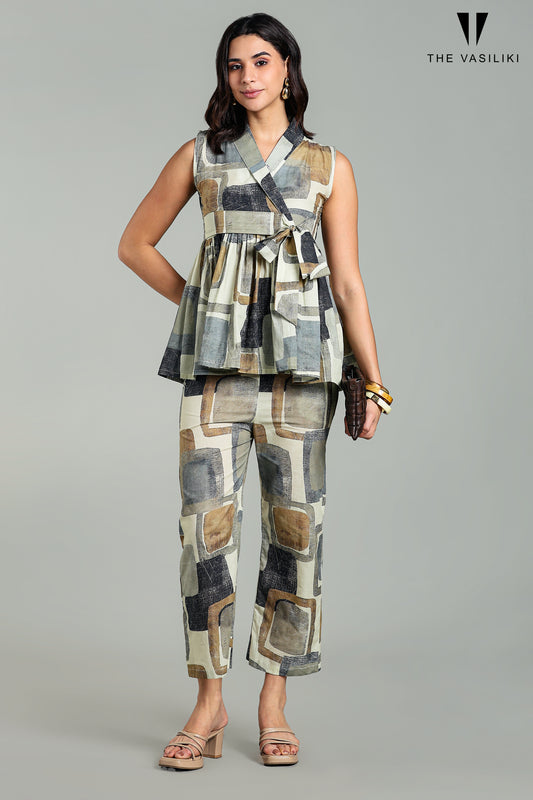 Printed Multi Co-ord Set