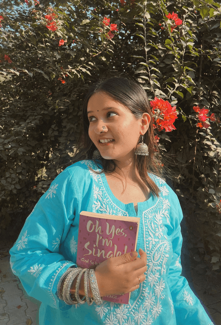 AZURE BLUE COTTON CHIKANKARI KURTA