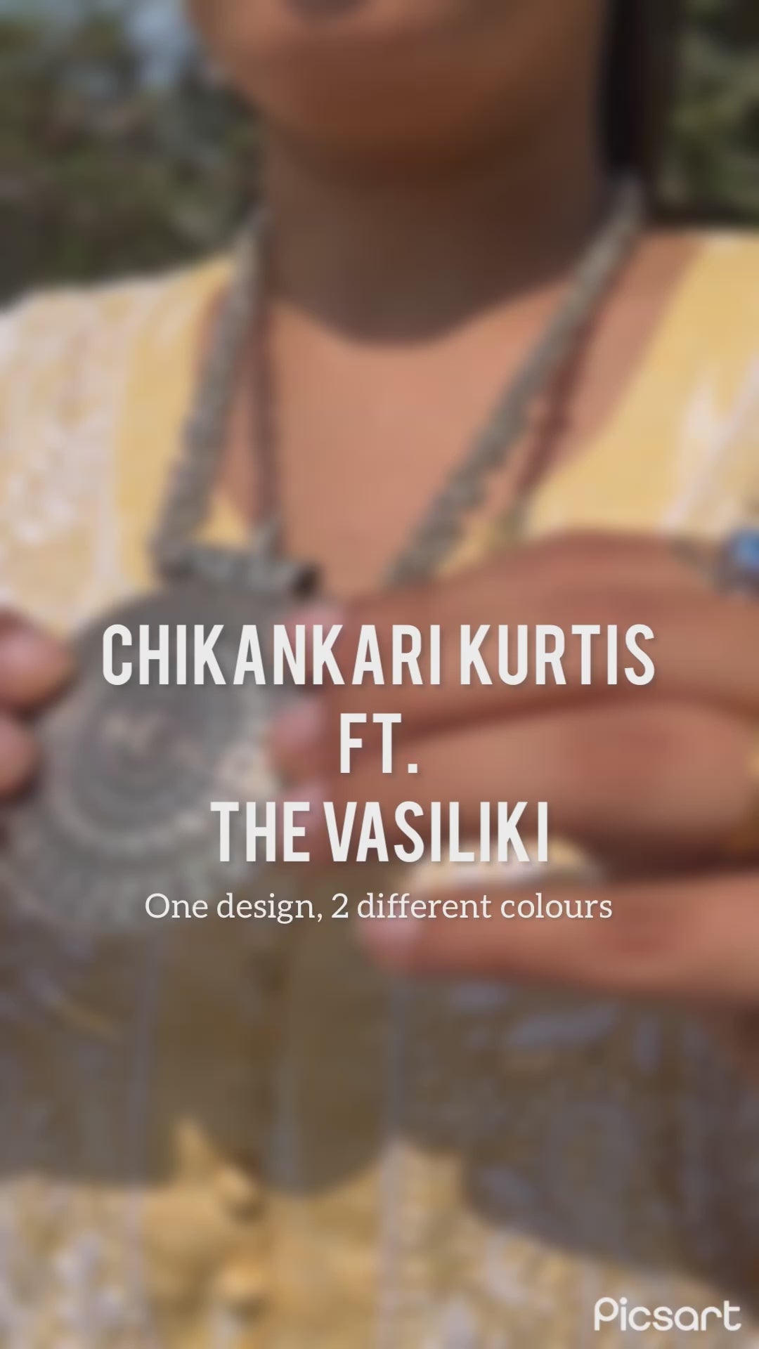 Pink Cotton Chikankari Kurti