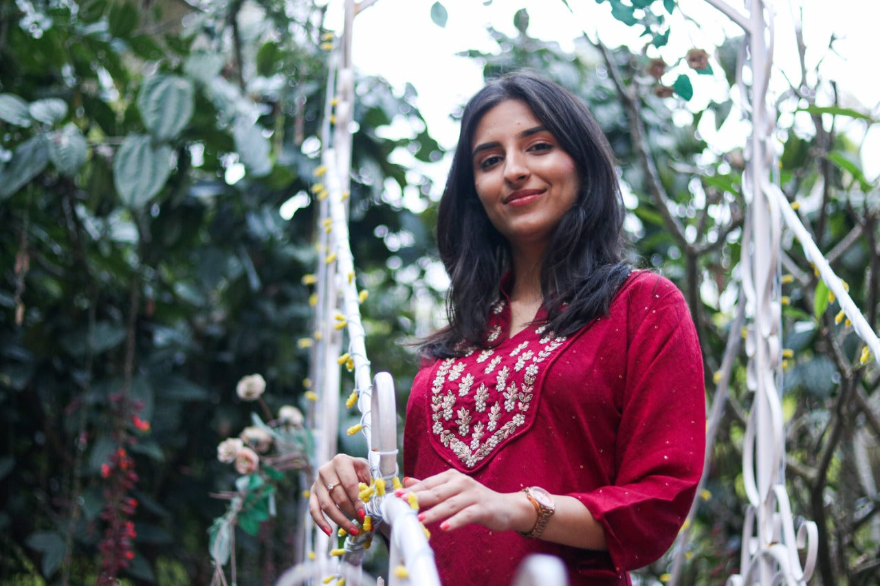 Old Wine Handwork Suit Set The Vasiliki