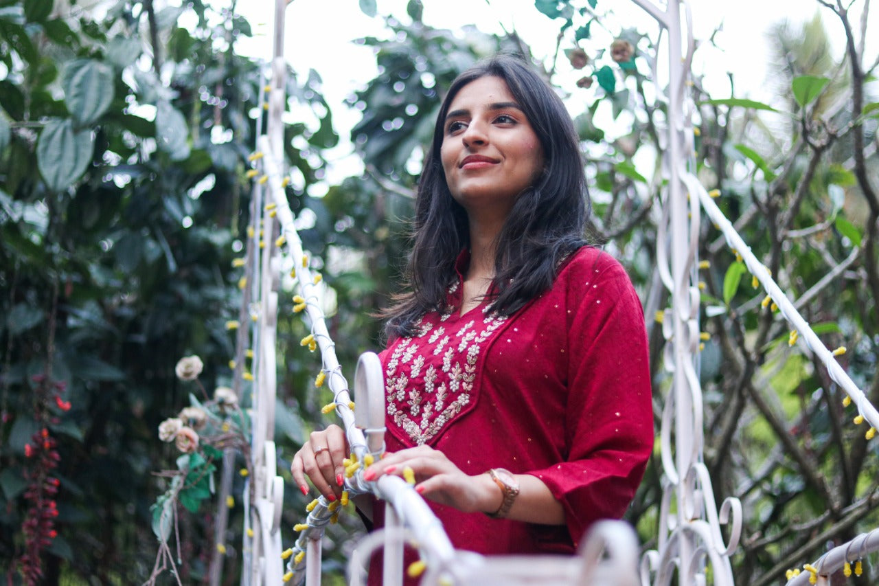 Old Wine Handwork Suit Set The Vasiliki