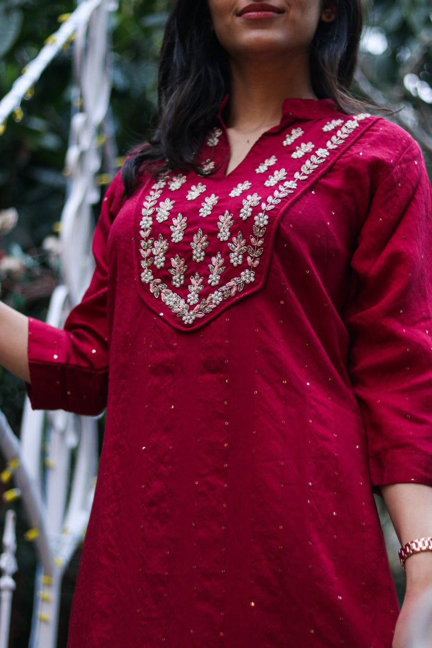 Old Wine Handwork Suit Set The Vasiliki