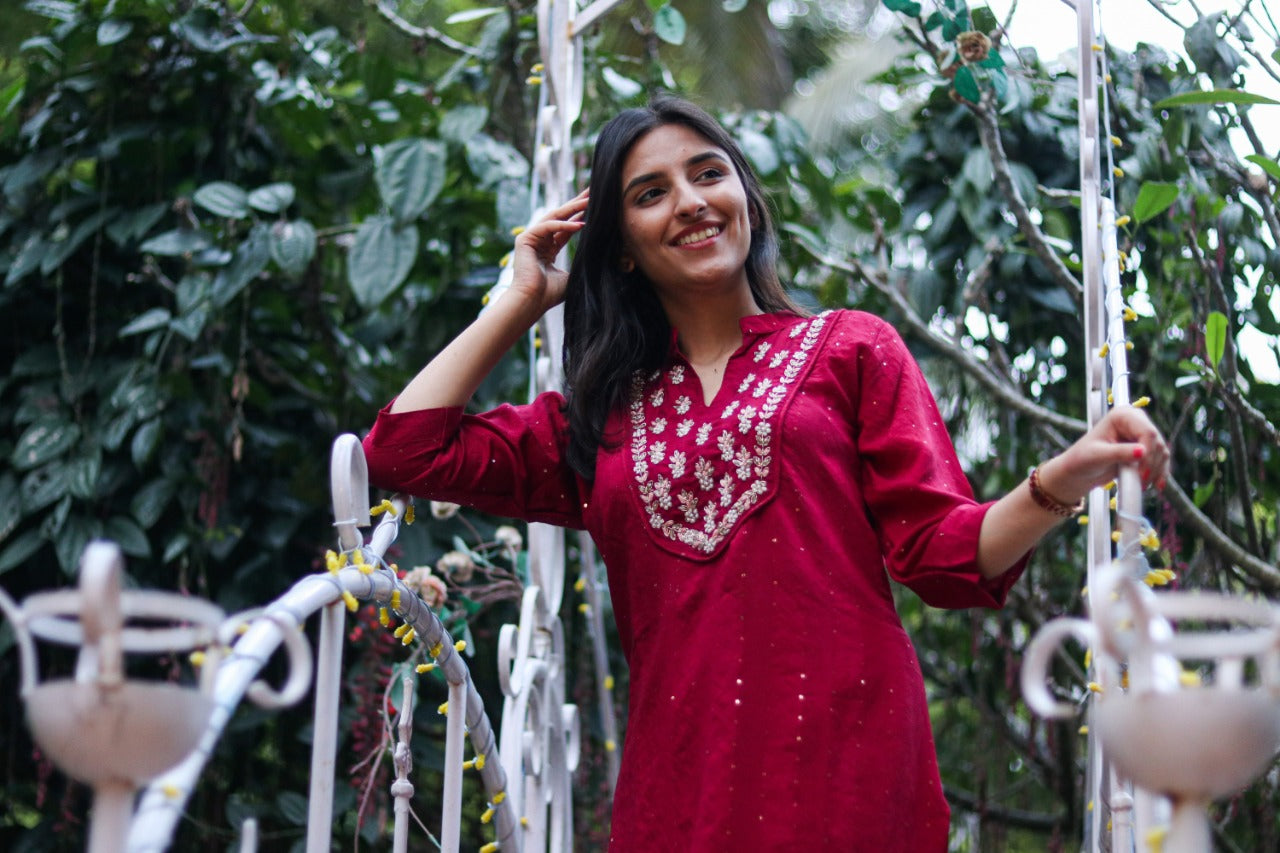 Old Wine Handwork Suit Set The Vasiliki