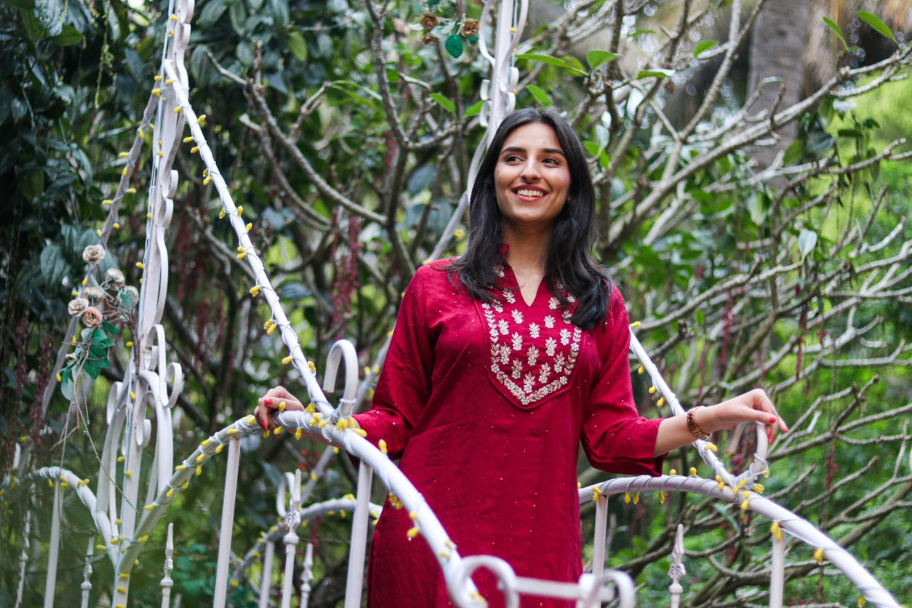 Old Wine Handwork Suit Set The Vasiliki