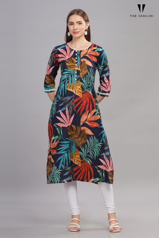 Printed Multi Kurta