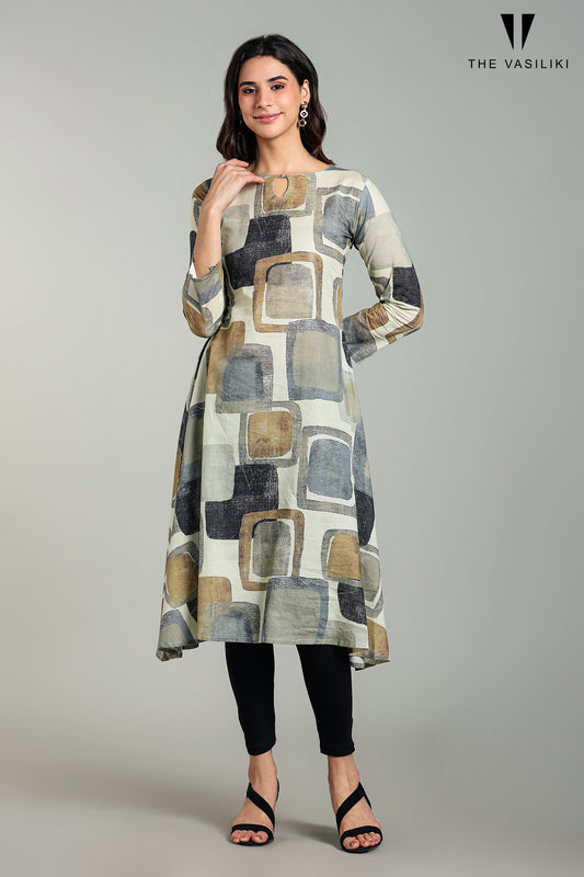 Printed Multi Kurta