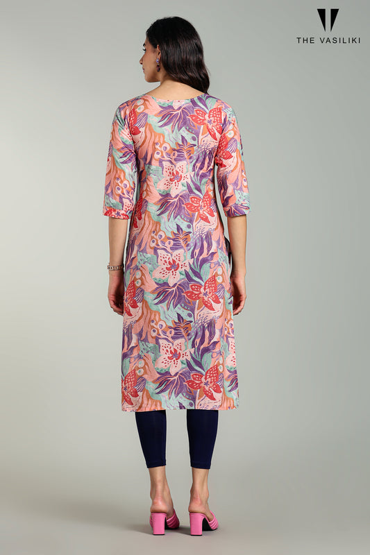 Printed Multi Kurta