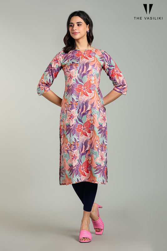 Printed Multi Kurta
