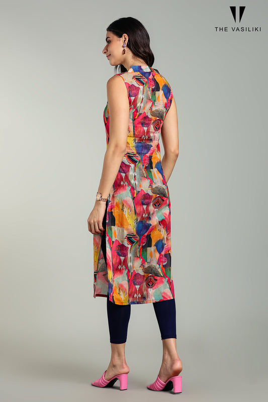 Printed Multi Kurta