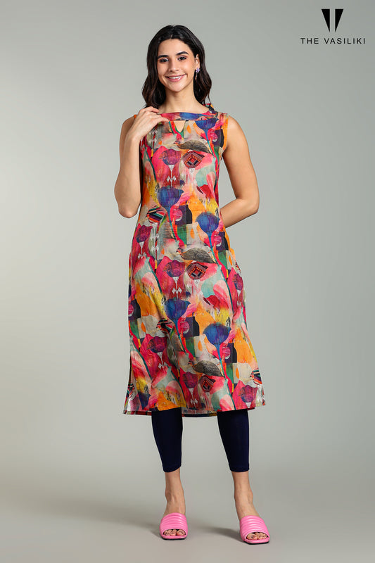 Printed Multi Kurta