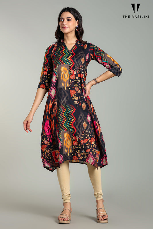 Printed Multi Kurta