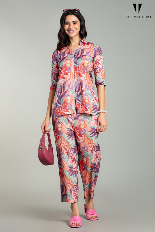 Printed Multi Co-ord Set