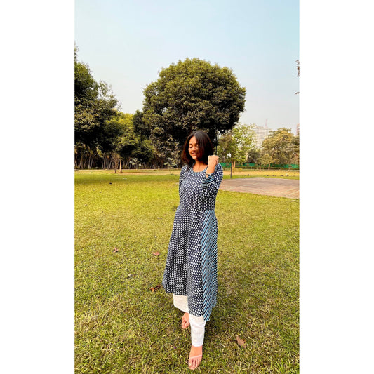 Aegan Blue Kurti Dress